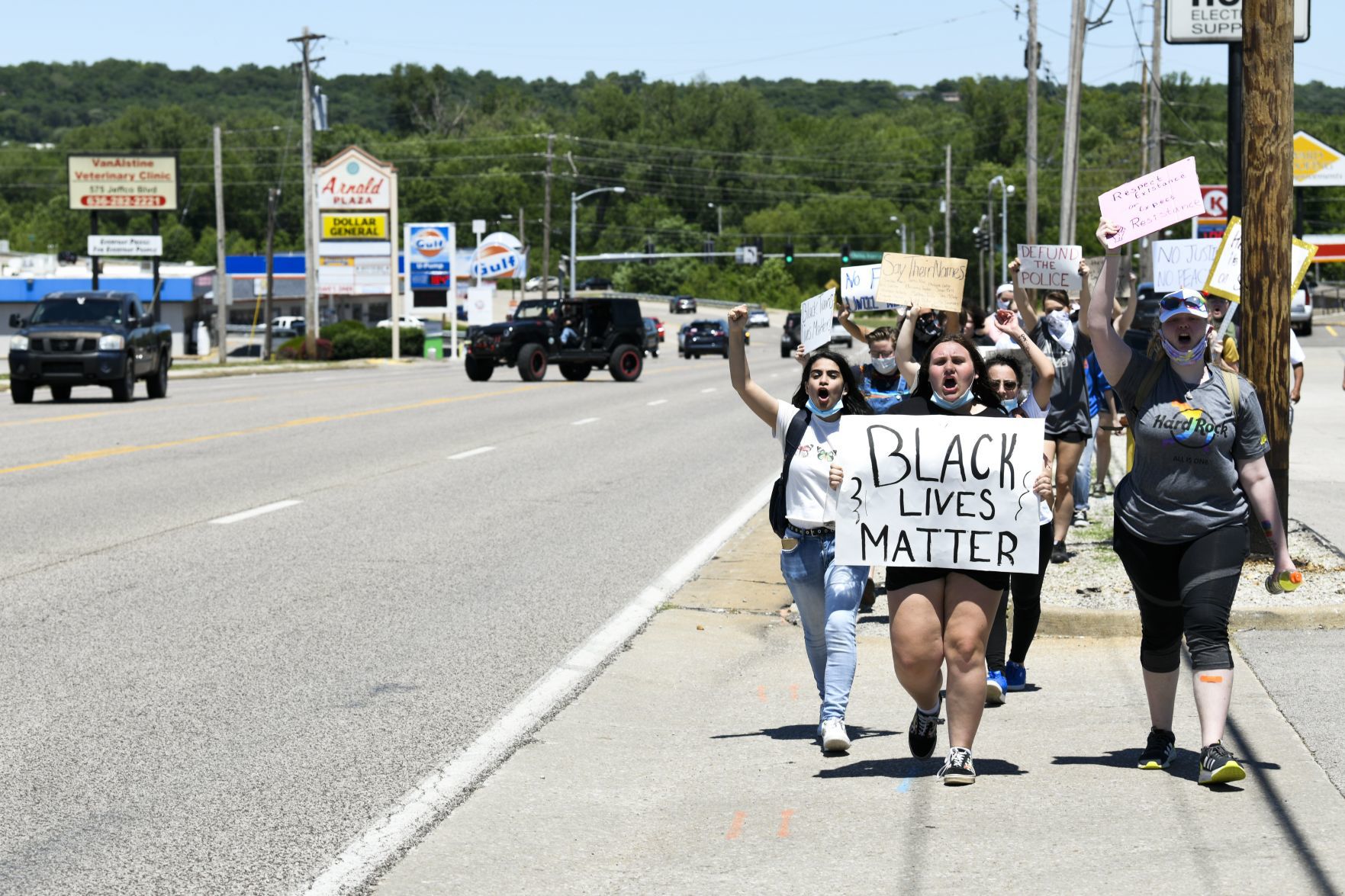 Photos: BLM protest in Arnold